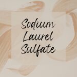 Sodium Laurel Sulfate on tan background