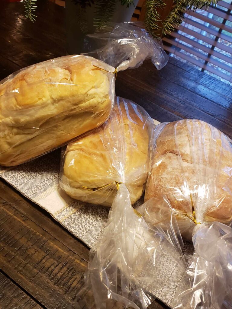 Sandwich Bread in Bags