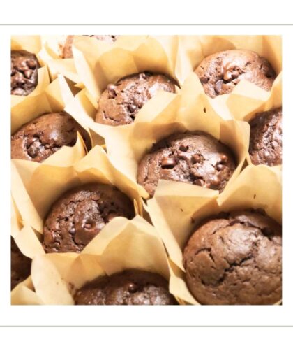 Triple Chocolate Muffins Cooked