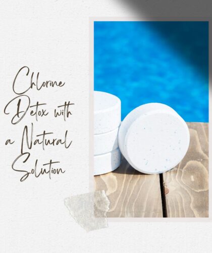 Main Image for Chlorine Detox with a Natural Solution - Chlorine on a deck by a pool