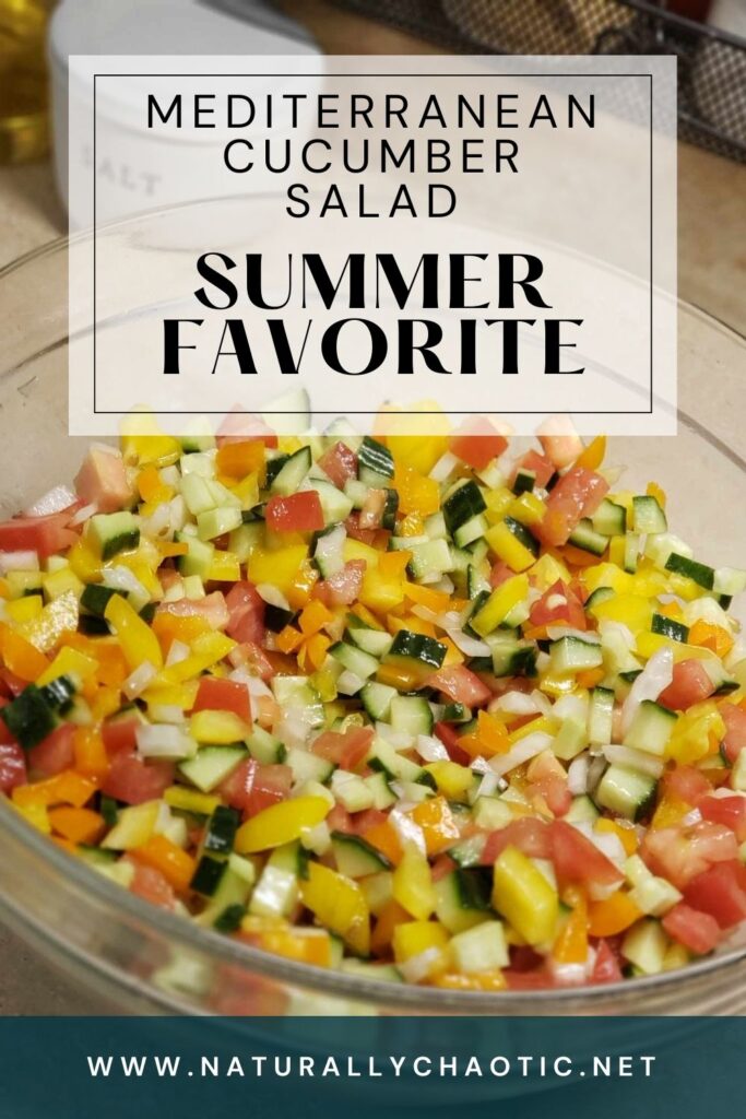 Mediterranean Cucumber Salad, Summer Favorite