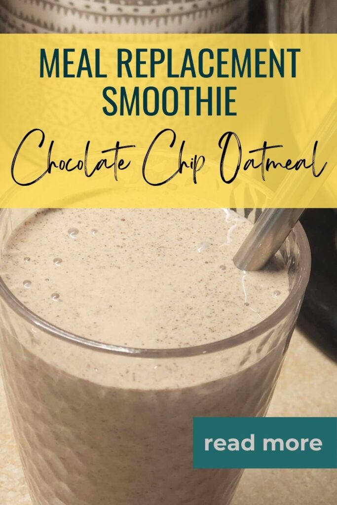 Meal Replacement Smoothie Chocolate Chip Oatmeal