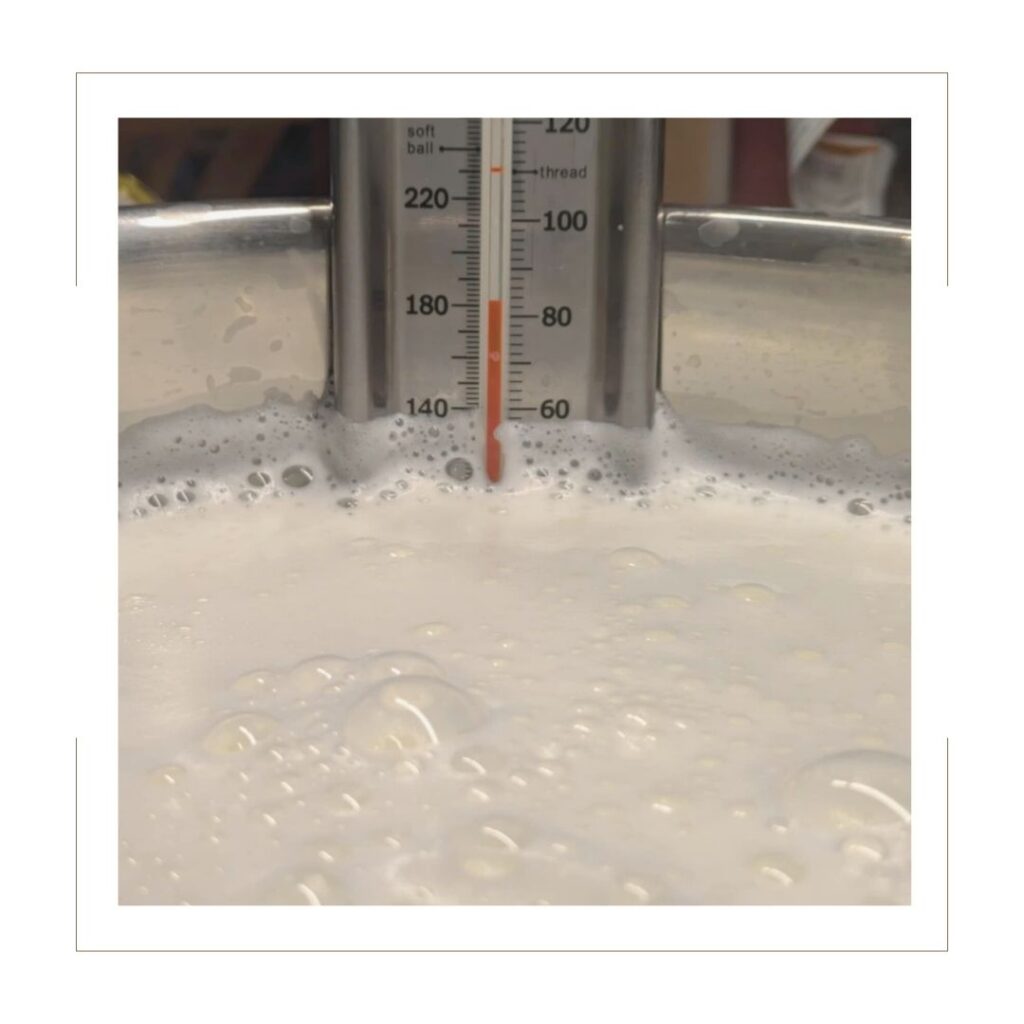 Homemade yogurt at 180 degrees