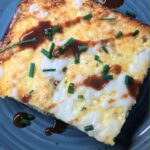 Main Image of Breakfast Egg Bake with Cooked Egg Bake with Hot Sause drizzled