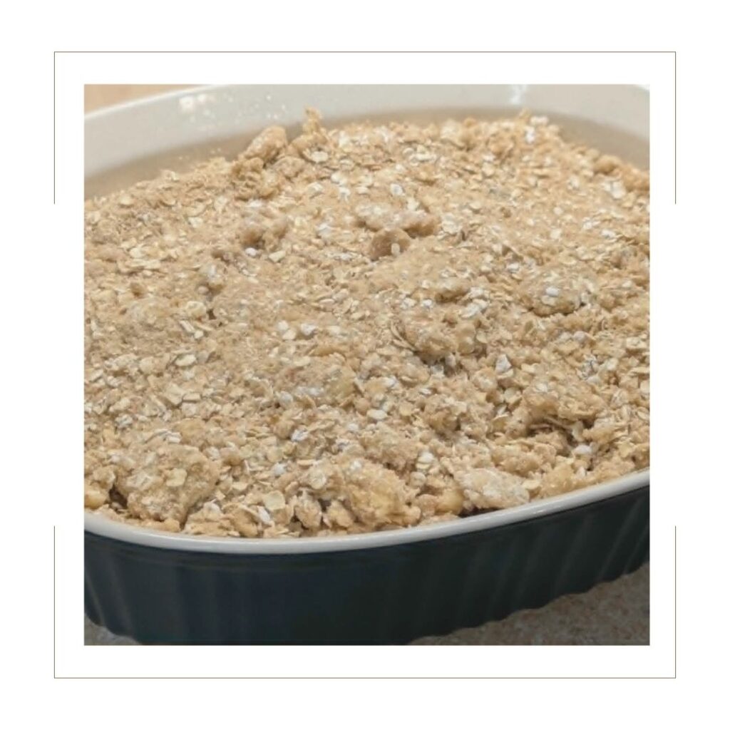 Baked blackberry crisp